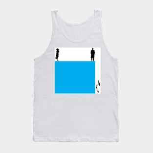 Blue fall Tank Top